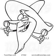 Chili Pepper Clip Art Black And White N10