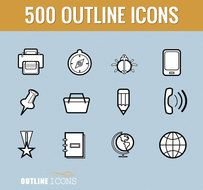 Outline Icons Only