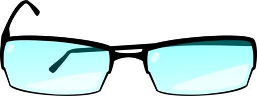 banner with eyeglasses