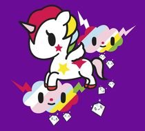 Cute color Unicorn drawing