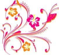 Hibiscus Flower Clip Art N57