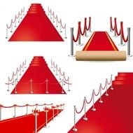Exquise Tapis Rouge Vecteur Gratuit