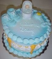 Girl Baby Cake drawing