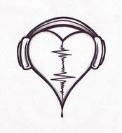 Heart Tattoo Design drawing