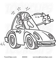 Black And White Drunk Driving