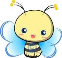 Cute Animated Bees