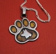 German Shepherd Paw Print