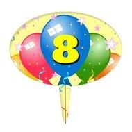 Birthday Party Cake Toppers