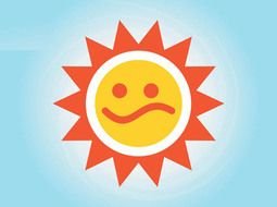 Sad Sun Clip Art N10