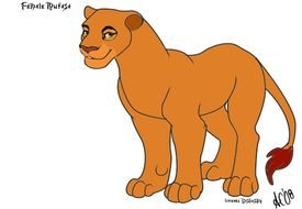 Lion King Girl darwing