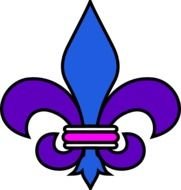 Pink Fleur De Lis Clip Art N8