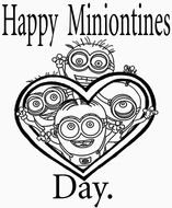 Minions Printable Activities drawing