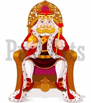 King Sitting On Throne N7