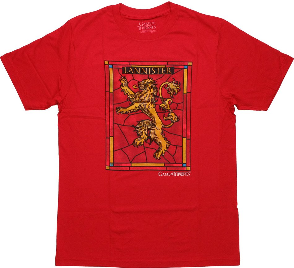 Game Of Thrones, red T-Shirts with print