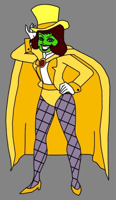 Masked Davida Steelmine By Death drawing