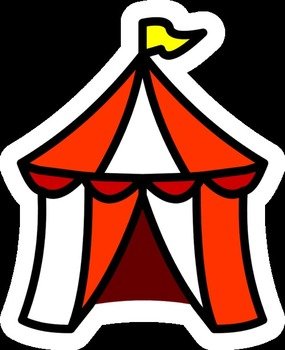 Cartoon Circus Tent N8