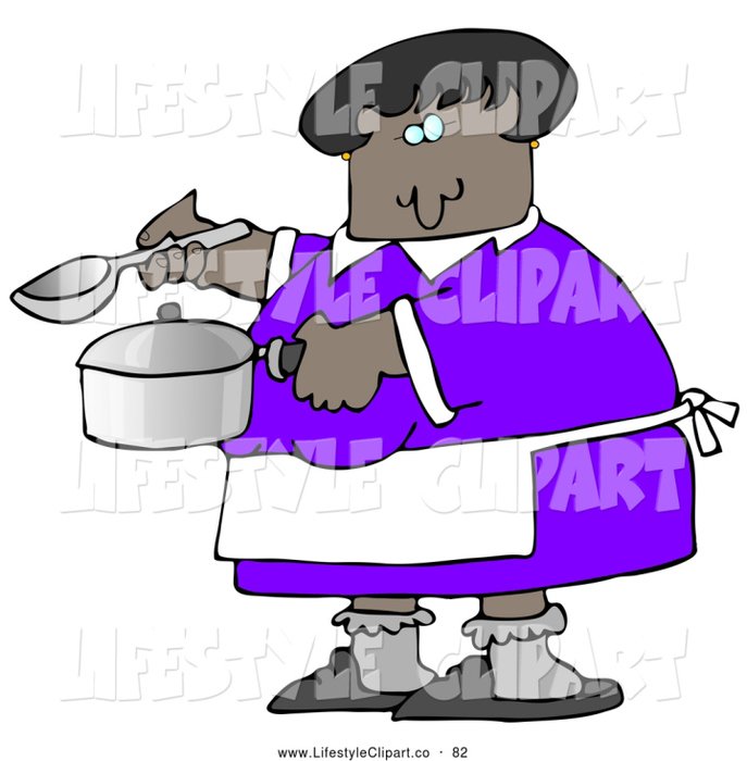 African American Woman Clip Art N60