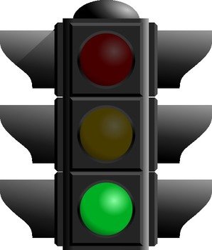 Red Traffic Light Clip Art N19
