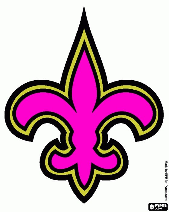 New Orleans Saints Coloring Pages N3