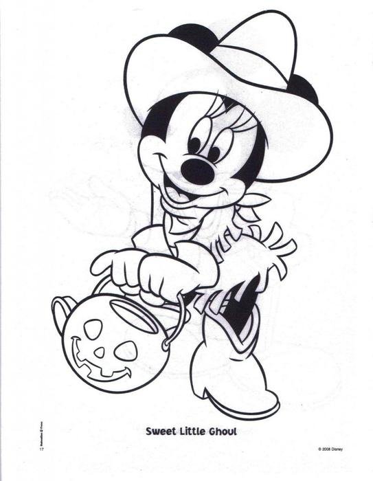 Minnie Mouse Coloring Pages N7