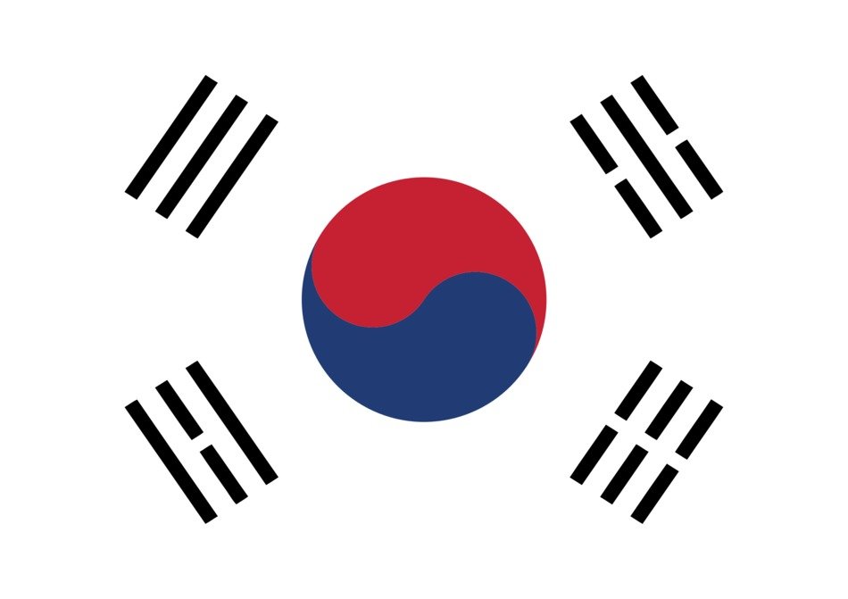 clipart of the South Korean Flag