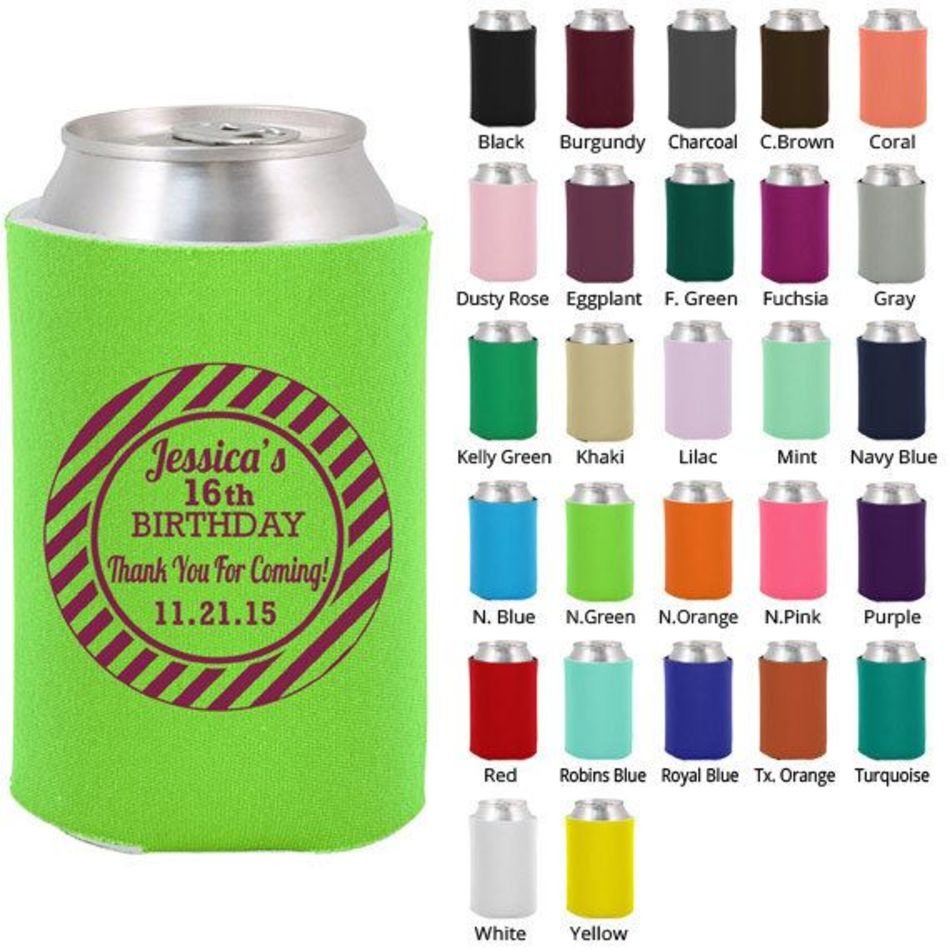 Personalized Wedding Koozies N6