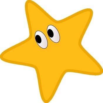 Yellow Star Clip Art N54