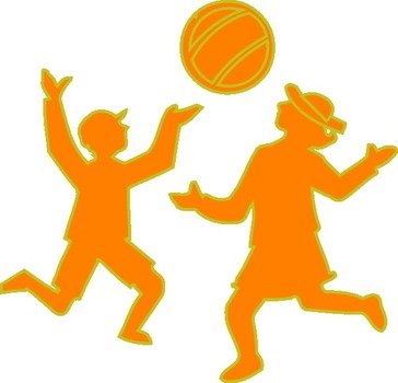 Playing Baseball Clip Art N12