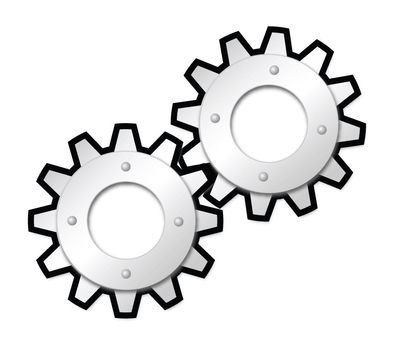 CIipart of Simple Gears