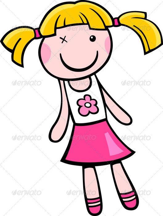Cartoon Doll Clip Art Free