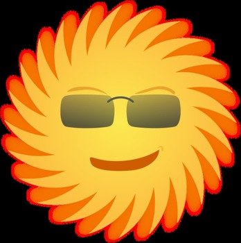 Sunny Weather Clip Art N17