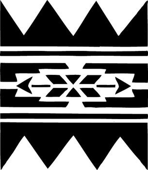 Native American Border Stencil Designs
