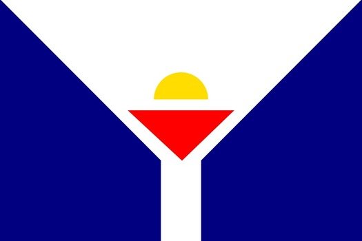 Ä°llustration of Saint Martin Flag