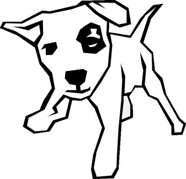 Dog Drawings Clip Art N6