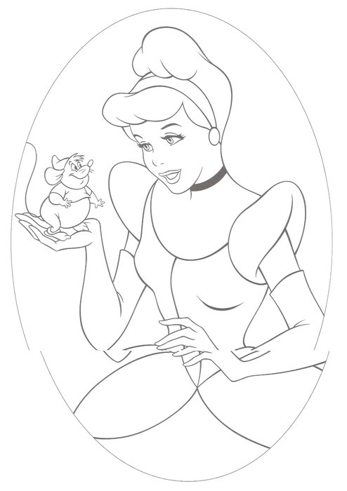 Cinderella Coloring Pages N3