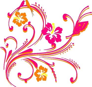 Hibiscus Flower Clip Art N57