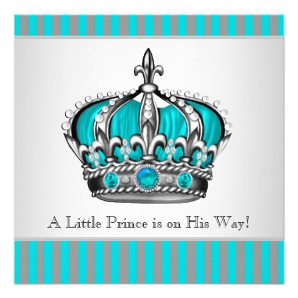 Prince Baby Shower Invitations N2