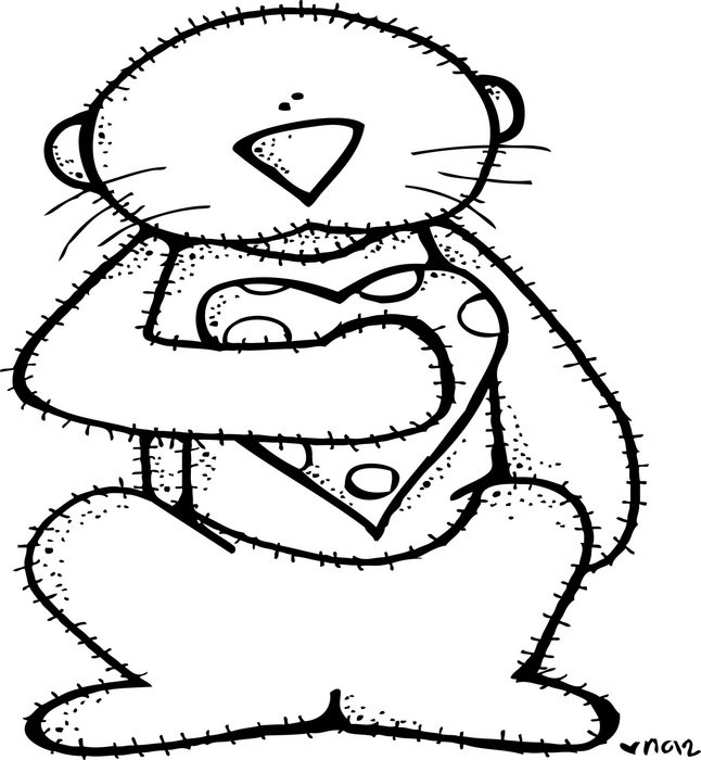 6 More Weeks Winter Clip Art Groundhog Day