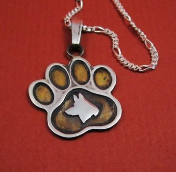 German Shepherd Paw Print