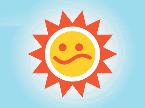 Sad Sun Clip Art N10