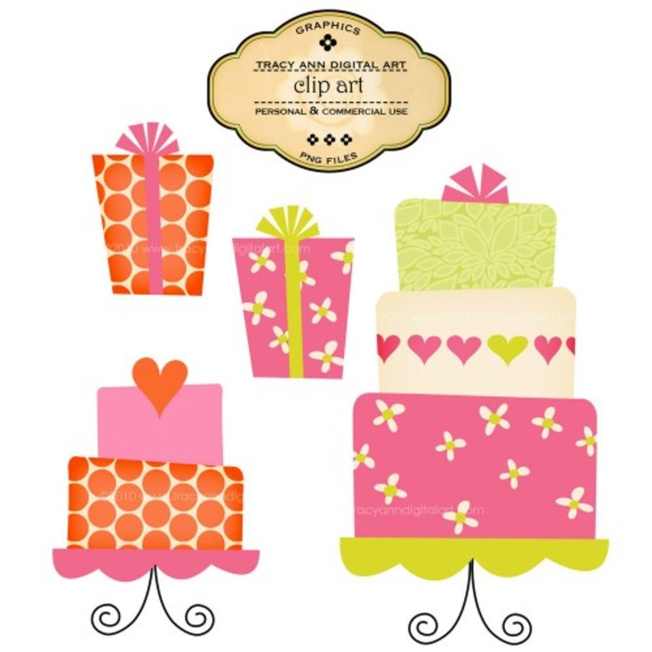 Tiered Cake Clip Art N2