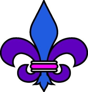 Pink Fleur De Lis Clip Art N8