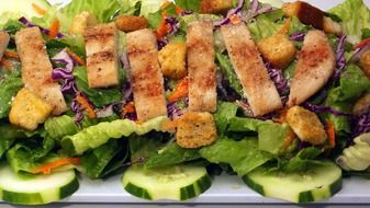 caesar salad with chicken