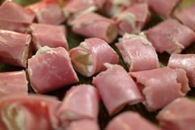 ham rolls with cream cheese