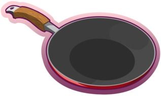 frying pan drawing
