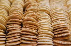 stack of biscuits cookies, background