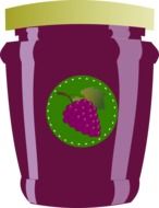 grape jelly in the jar