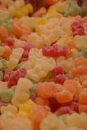 colorful mix of gummy bears