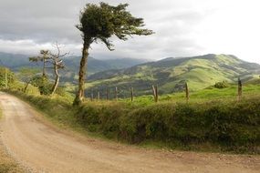mountain landscape in Costa Rica