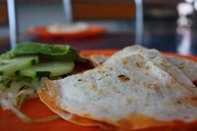 mexican tacos with vegetables